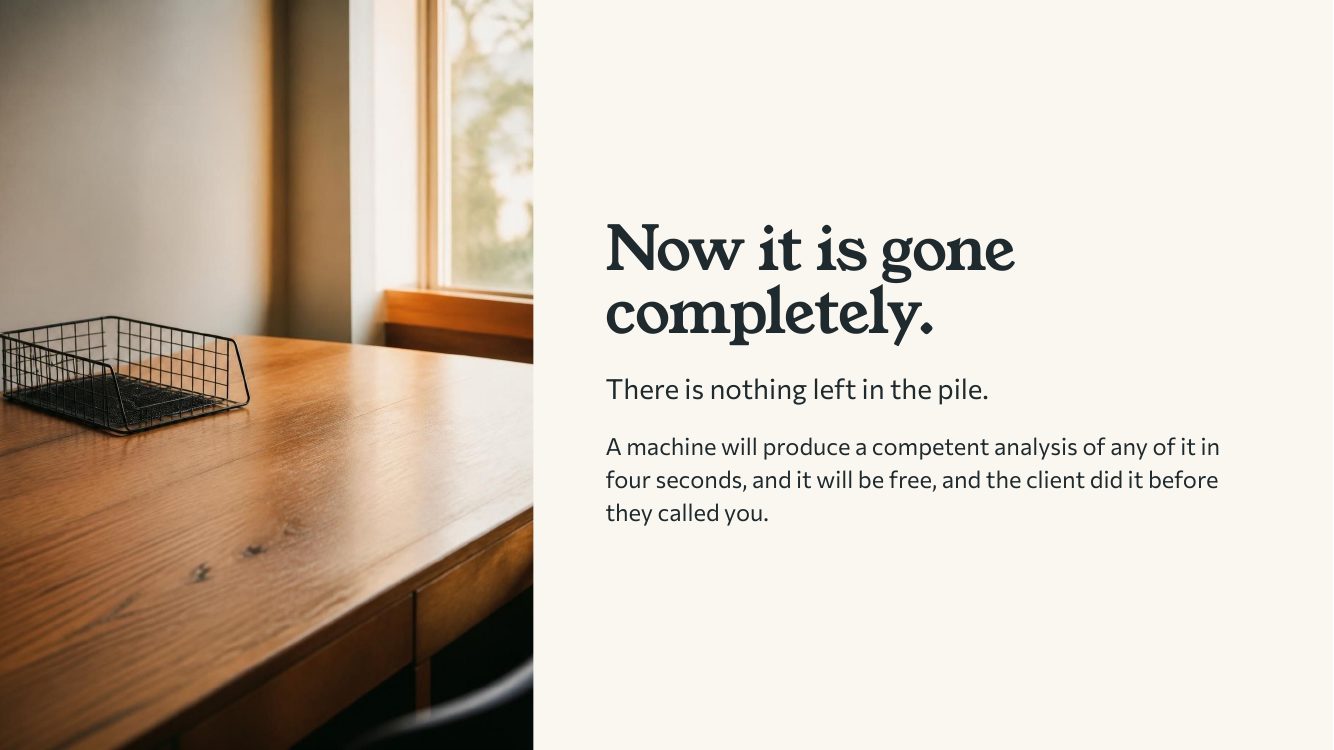 Now it is gone completely